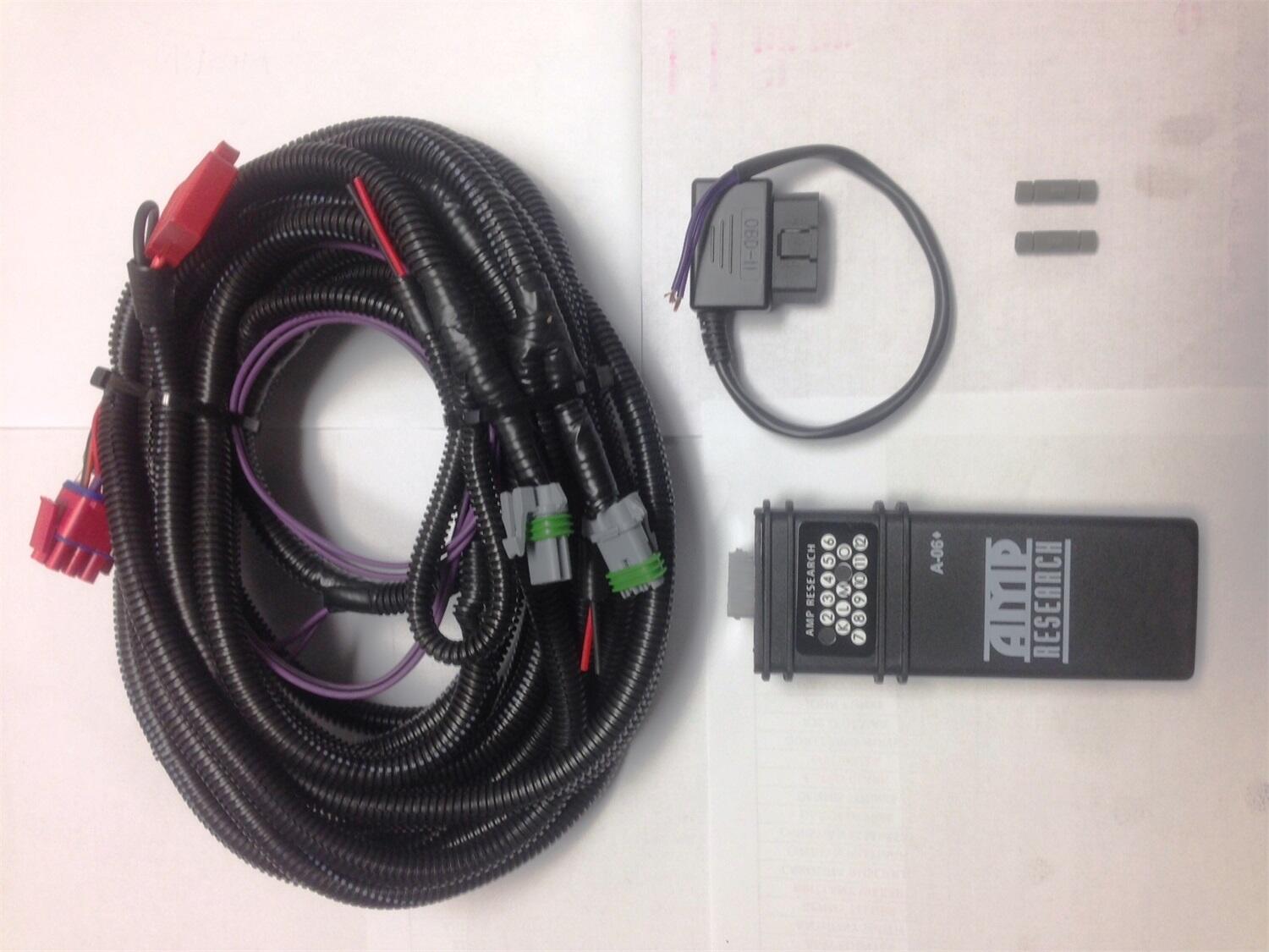 PowerStep Electric Running Boards Plug N Play Conversion Kit Only For 2008-2016 Ford F-250/F-350/450 AMP Research
