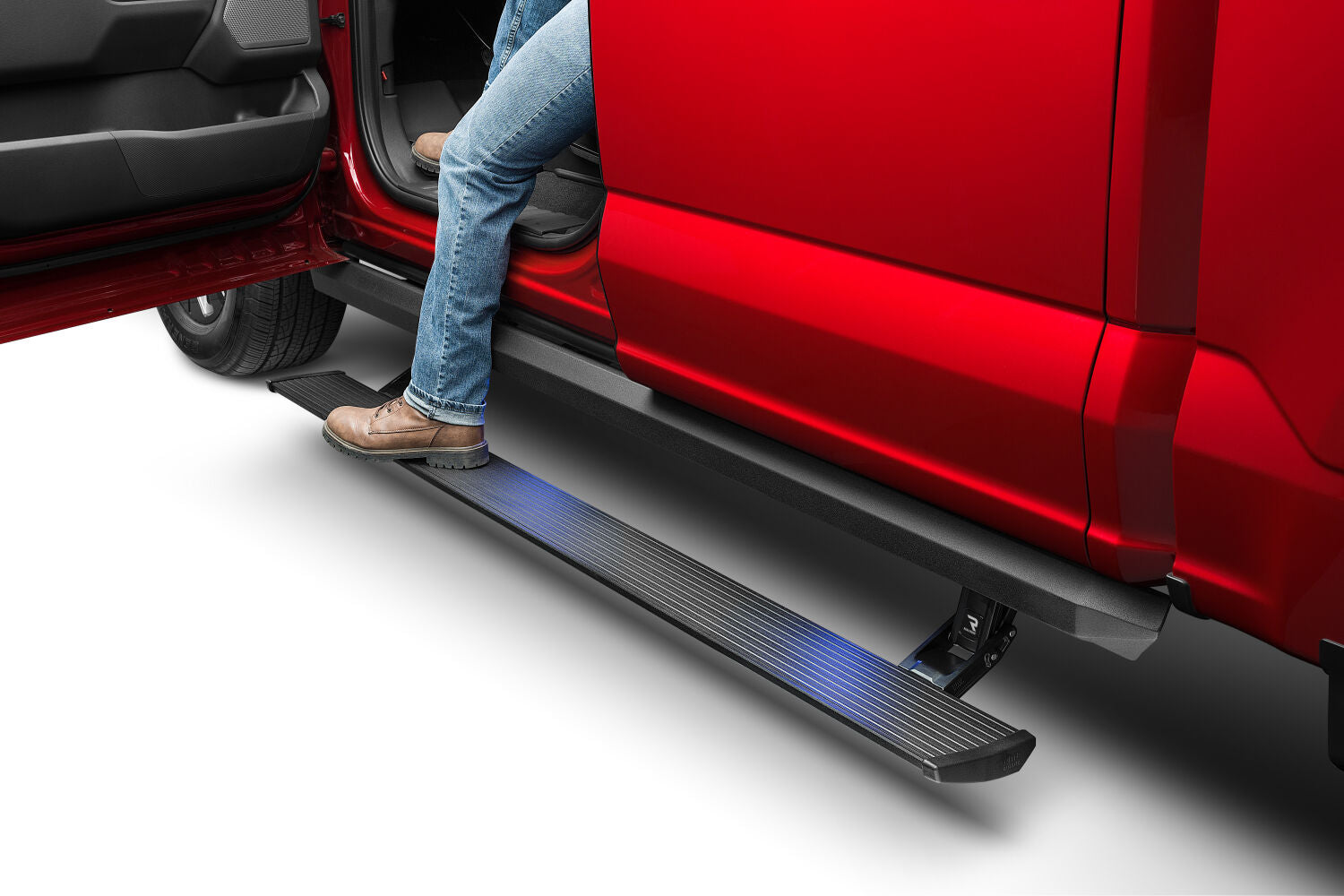 PowerStep XL Electric Running Boards For 2004-2007 F-250/F-350/F-450 SuperCrew Cab AMP Research