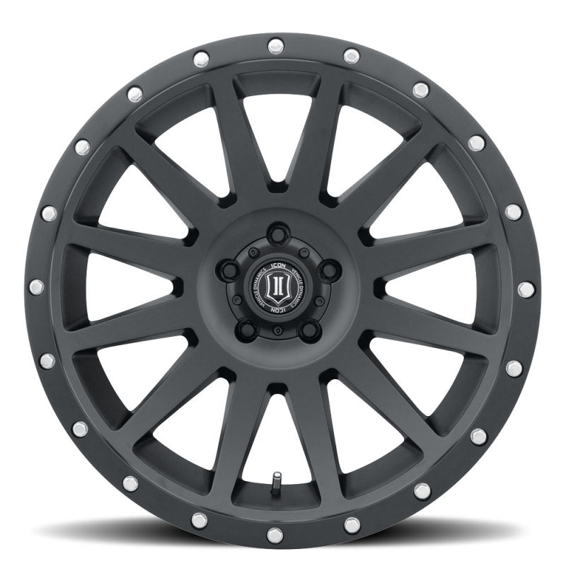 ICON Compression 20x10 6x135 -19mm Offset 4.75inBS Satin Black Wheel-LTW Motorsports