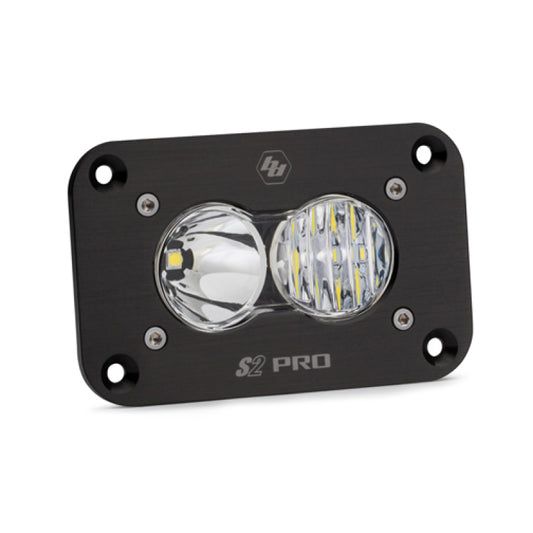 Baja Designs S2 Pro Flush Mount Driving Combo Pattern LED Work Light - Clear-LTW Motorsports
