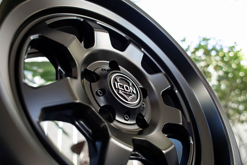 ICON Nuevo 17 X 8.5 5 X 5 6mm Offset 4.5in BS Satin Black-LTW Motorsports