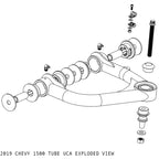 Camburg Chevy/GMC 1500 2WD/4WD 19-23 1.25in Performance Uniball Upper Arms-LTW Motorsports