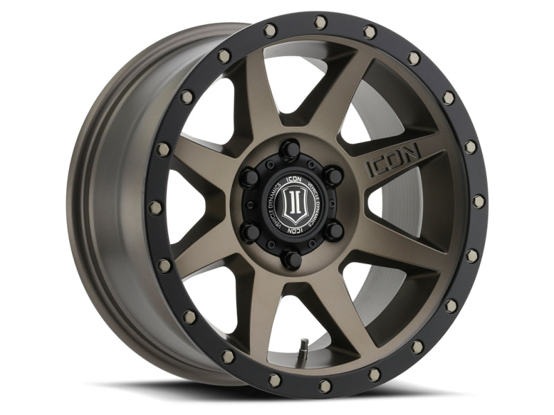 ICON Rebound 17x8.5 5x5 -6mm Offset 4.5in BS 71.5mm Bore Bronze Wheel-LTW Motorsports