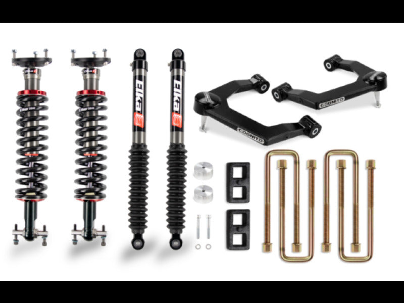 Cognito 19-24 Chevy/GMC Silv/Sierra 1500 2WD/4WD 3in Perf Leveling Lift Kit w/ Elka 2.0 IFP Shocks-LTW Motorsports
