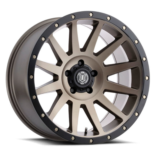 ICON Compression 20x10 6x5.5 -19mm 4.75in BS 106.10mm Bore Bronze Wheel-LTW Motorsports