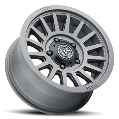 ICON Recon SLX 17x8.5 5x4.5 0mm Offset 4.75in BS 71.5mm Bore Charcoal Wheel-LTW Motorsports