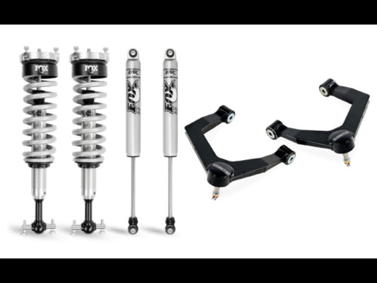 Cognito 19-24 Chevy Silv/Sierra 1500 4WD 1in Perf Ball Joint Leveling Kit w/ Fox PS Coilover 2.0 IFP-LTW Motorsports