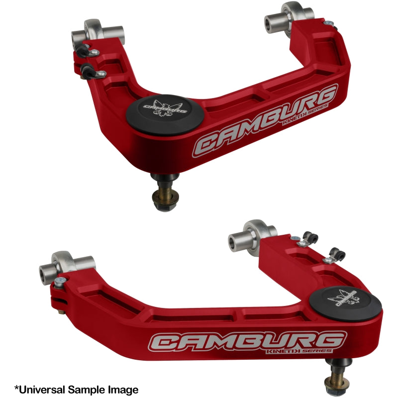 Camburg Toyota Tundra 2WD/4WD 07-21 KINETIK V2 Performance Billet Uniball Upper Arms (Red)-LTW Motorsports