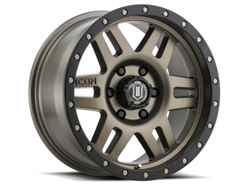ICON Six Speed 17x8.5 5x150 25mm Offset 5.75in BS 116.5mm Bore Bronze Wheel-LTW Motorsports