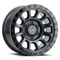 Hulse 17 X 8.5 / 5 X 150 25MM Offset 5.75 Inch Back Space Double Black, ICON Alloys