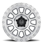 Hulse 17 X 8.5 / 5 X 5 -6MM Offset 4.5 Inch Back Space Sliver Machined, ICON Alloys