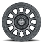 Hulse 18 X 9 Double Black, ICON Alloys