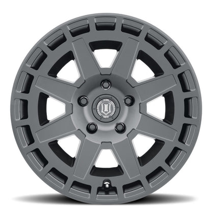 ICON Compass 17x8.5 6x135 6mm Offset 5in BS Satin Black Wheel-LTW Motorsports