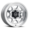 Nuevo 17 X 8.5 / 6 X 135 6MM Offset 5 Inch Back Space Sliver Machined, ICON Alloys