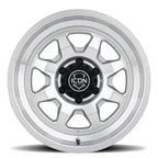 Nuevo 17 X 8.5 5 X 4.5 0MM Offset 4.75 Inch Back Space Sliver Machined, ICON Alloys