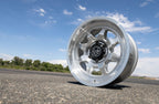 Nuevo 17 X 8.5 5 X 4.5 0MM Offset 4.75 Inch Back Space Sliver Machined, ICON Alloys