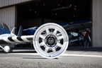 Nuevo 17 X 8.5 / 5 X 5 -6MM Offset 4.5 Inch Back Space Sliver Machined, ICON Alloys