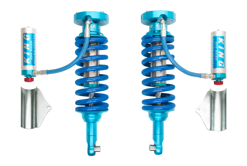 King Shocks 2016+ Nissan Titan XD Front 2.5 Dia Remote Reservoir Coilover w/Adjuster (Pair)-LTW Motorsports