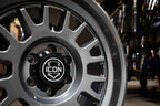Anza 17 X 8.5 / 5 X 150 25MM Offset 5.75 Inch Back Space Gun Metal, ICON Alloys