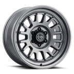 Anza 17 X 8.5 / 5 X 150 25MM Offset 5.75 Inch Back Space Gun Metal, ICON Alloys