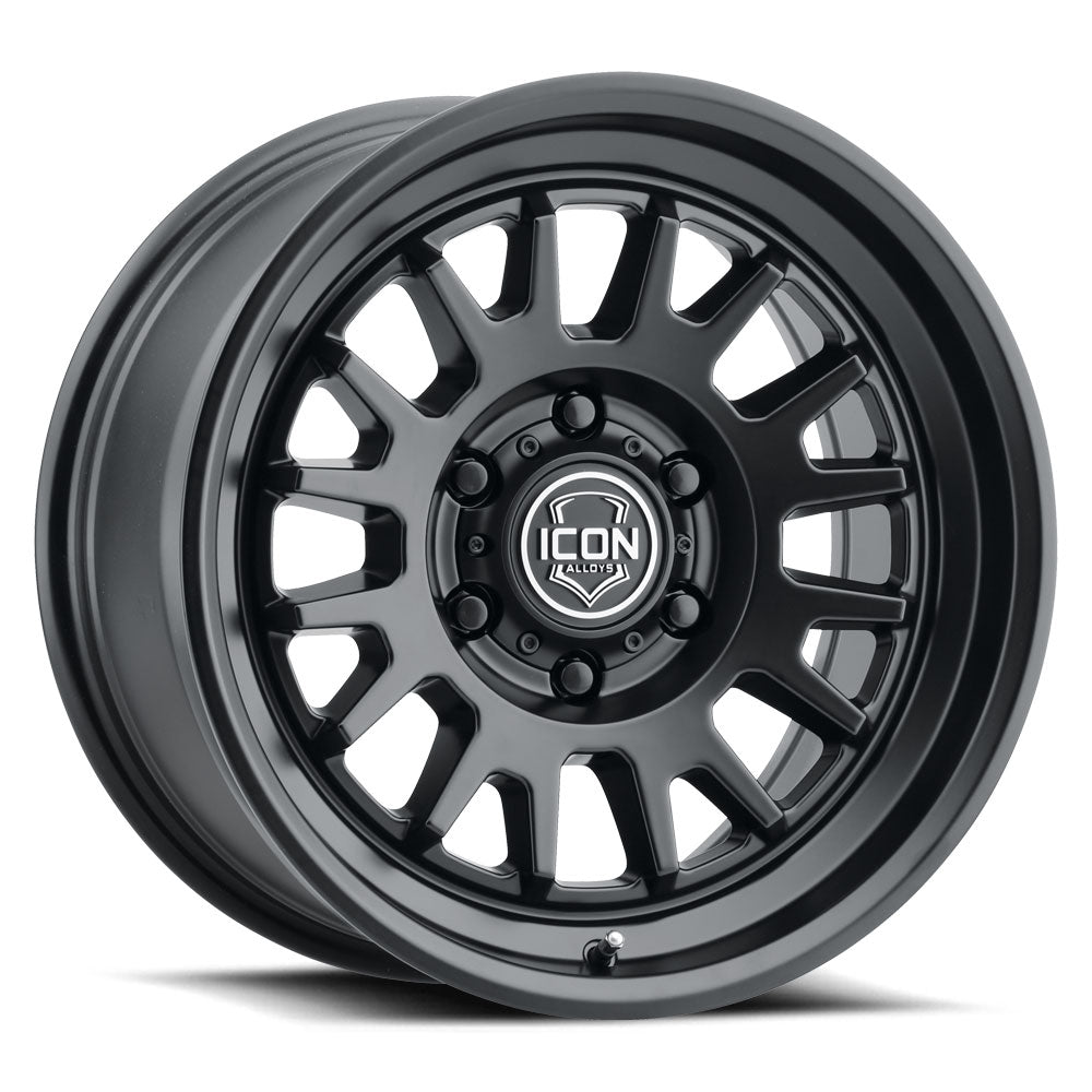 Anza 17 X 8.5 Satin Black, ICON Alloys