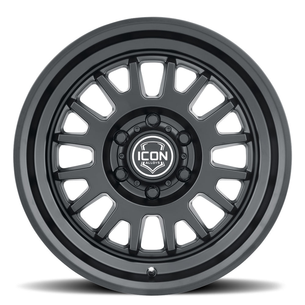 Anza 17 X 8.5 Satin Black, ICON Alloys