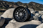 Anza 17 X 8.5 / 6 X 135 6MM Offset 5 Inch Back Space Satin Black, ICON Alloys
