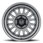 Anza 17 X 8.5 / 5 X 5 -6MM Offset 4.5 Inch Back Space Gun Metal, ICON Alloys