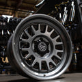 Anza 17 X 8.5 / 6 X 5.5 25MM Offset 5.75 Inch Back Space Gun Metal, ICON Alloys