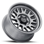 Anza 17 X 8.5 / 6 X 5.5 25MM Offset 5.75 Inch Back Space Gun Metal, ICON Alloys
