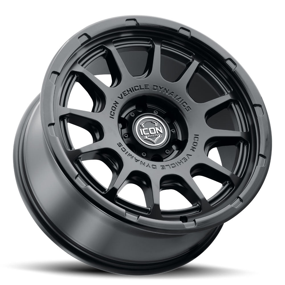 Rancho 20 X 9 Double Black, ICON Alloys