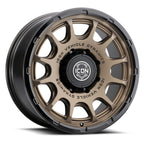 Rancho 20 X 9 Satin Bronze W/ Gloss Black Lip, ICON Alloys