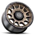 Rancho 20 X 9 Satin Bronze W/ Gloss Black Lip, ICON Alloys