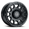 Rancho 20 X 9 / 8 X 170 6MM Offset 5.25 Inch Backspace Double Black, ICON Alloys
