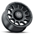 Rancho 20 X 9 Double Black, ICON Alloys