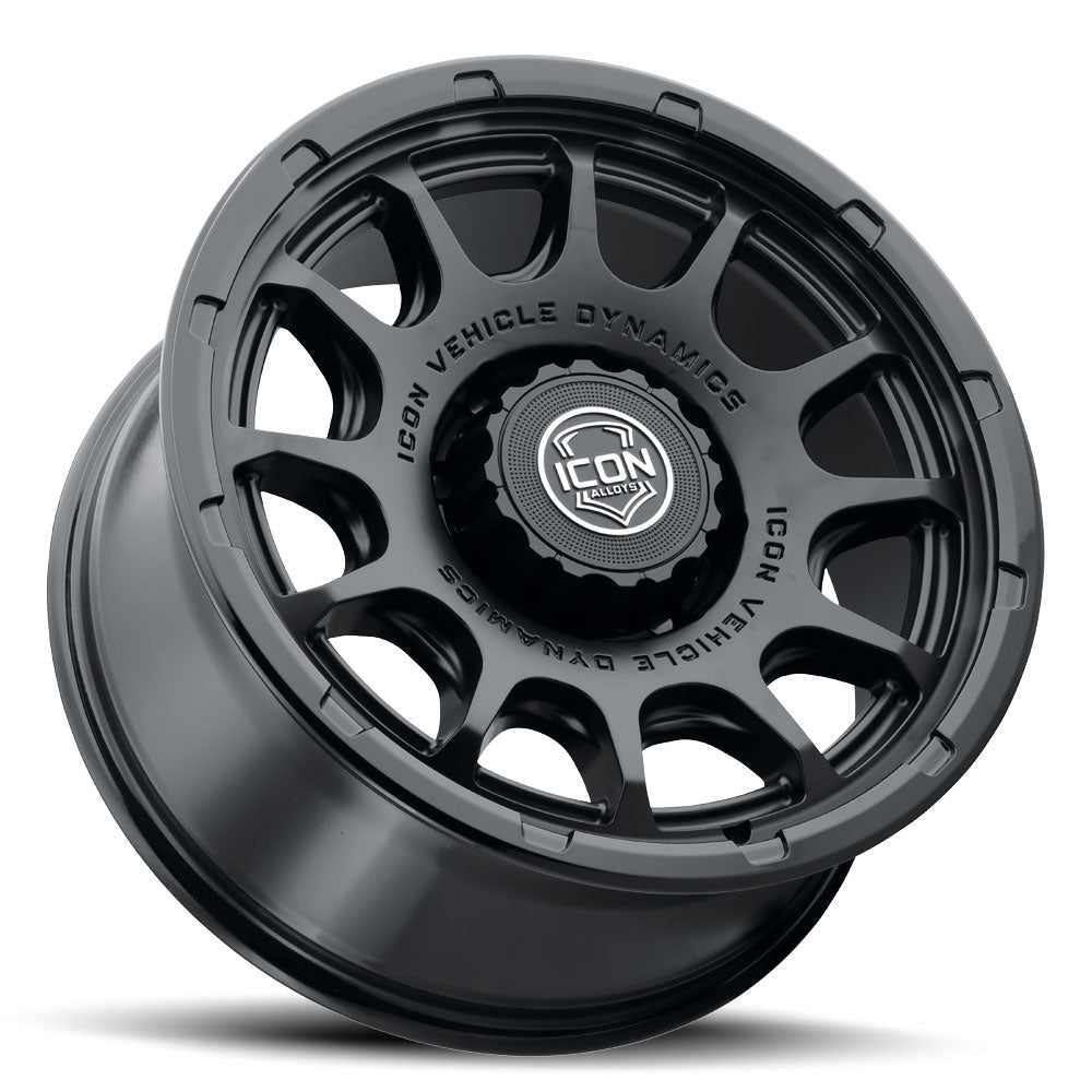 Rancho 20 X 9 Double Black, ICON Alloys