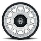 Rancho 20 X 9 Silver Machined W/ Gloss Black Lip, ICON Alloys
