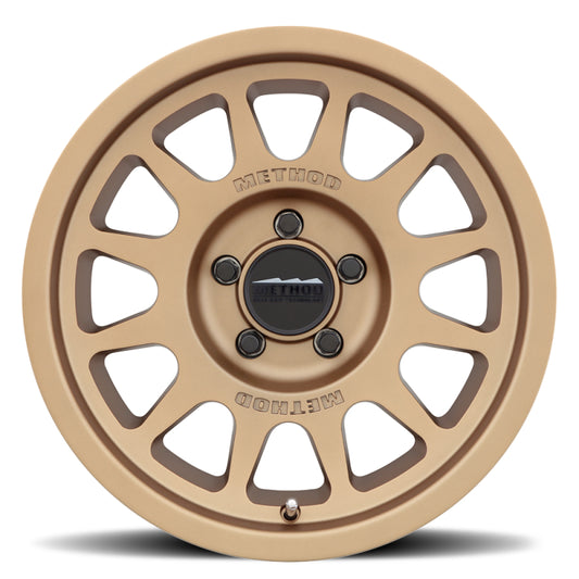 Wheels - Cast - Method MR703 15x7 +15mm Offset 5x100 56.1mm CB Method Bronze Wheel