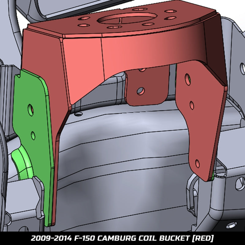 Raptor conversion coil bucket kit-Camburg 09-14 Ford F-150/ Raptor 4wd ...