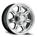 Aluminum Wheels 12x4 Element Trailer 870 Machined Face Black Raceline