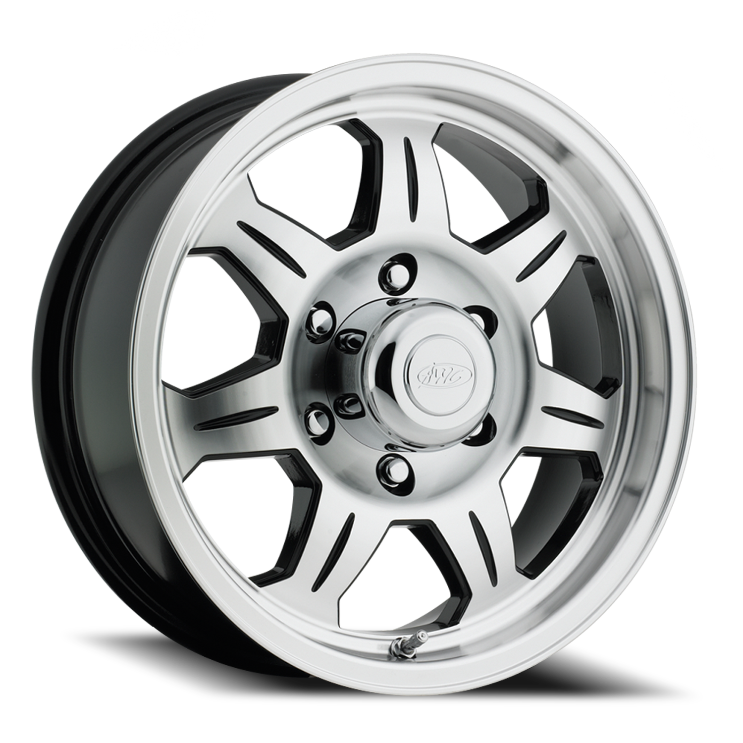 Aluminum Wheels 12x4 Element Trailer 870 Machined Face Black Raceline