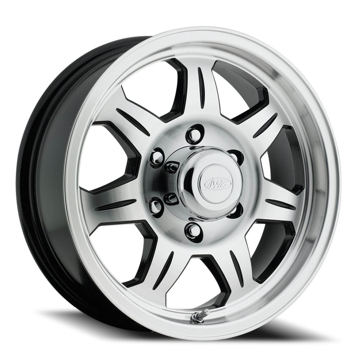 Aluminum Wheels 16x6 Element Trailer 870 Black Machined Face Raceline Wheels