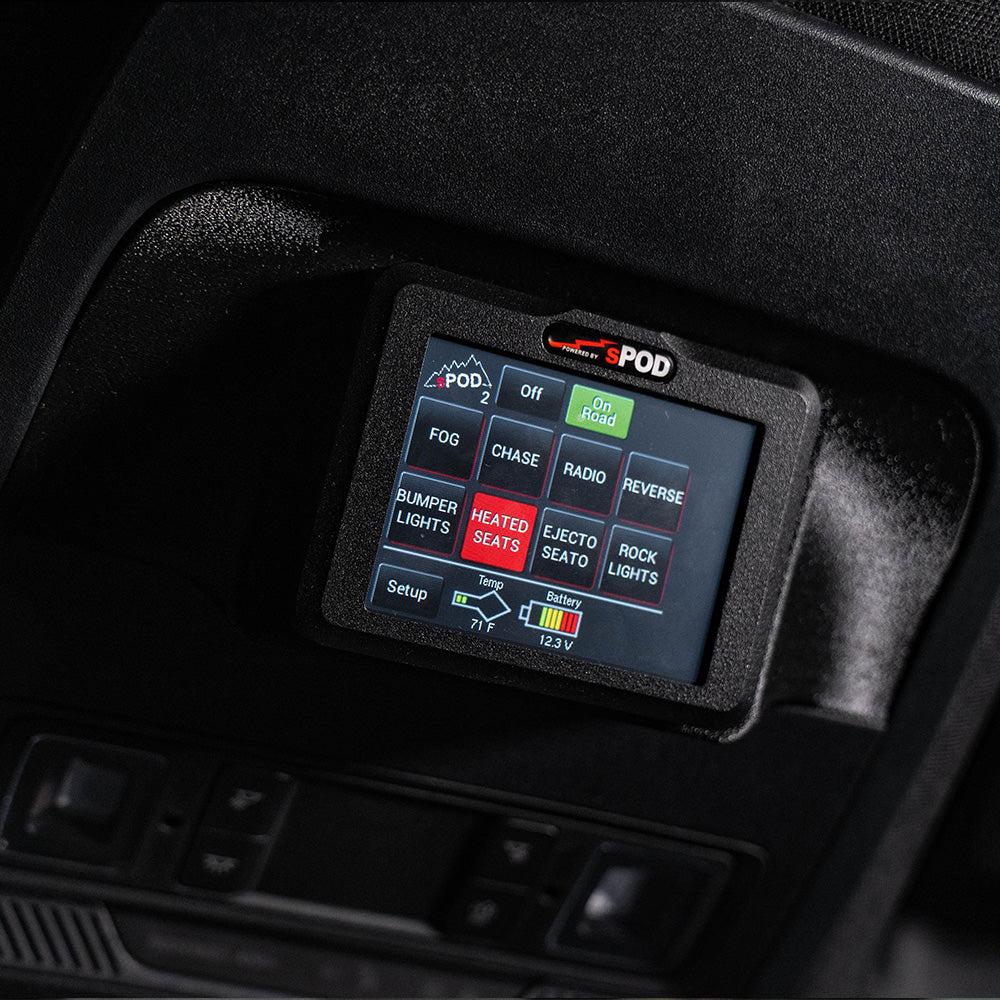 sPOD Touchscreen BantamX Vehicle Kit - Ford 2021-On F-150; F-150 Raptor