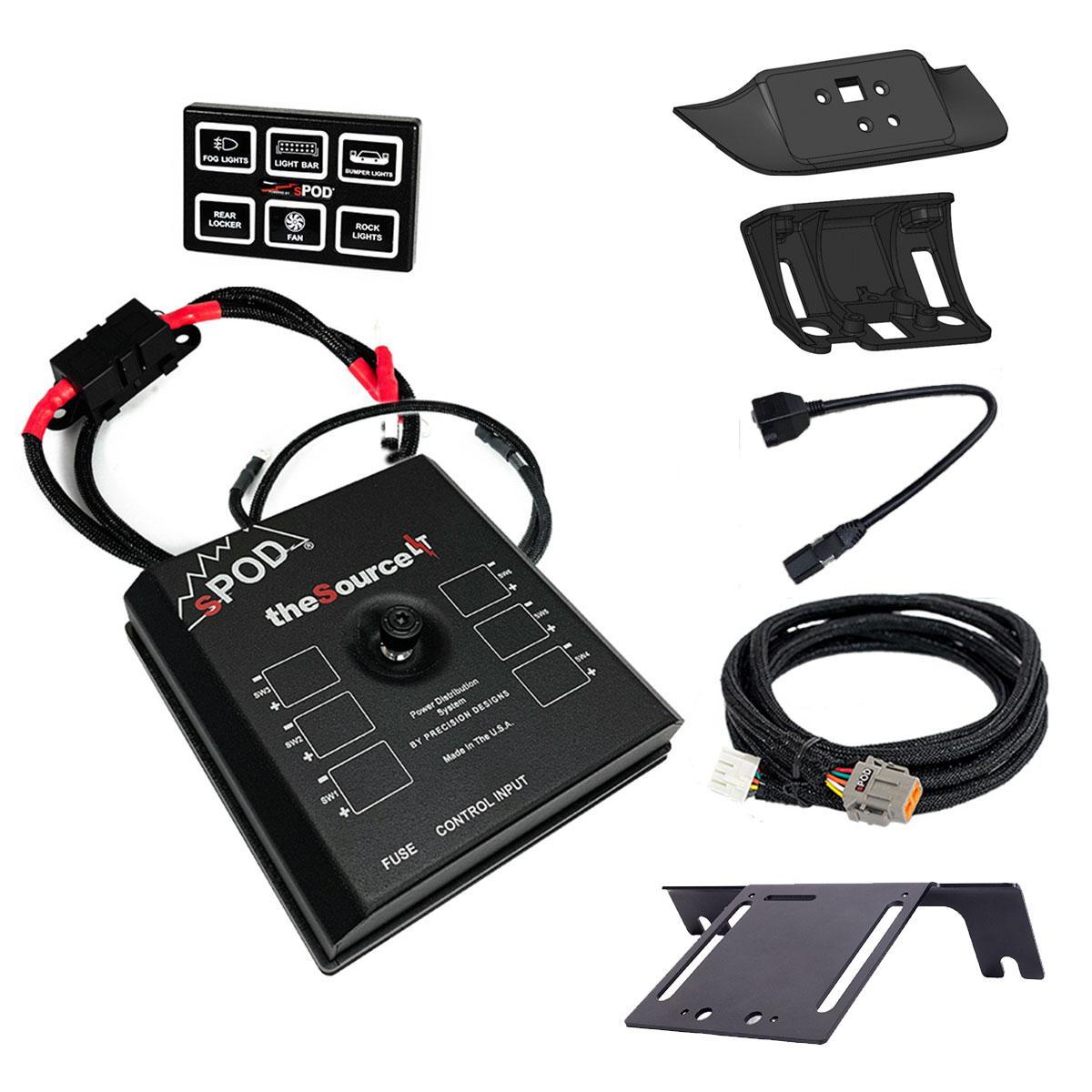 sPOD Mini6 SourceLT Vehicle Kit Ford 23-24 Super Duty