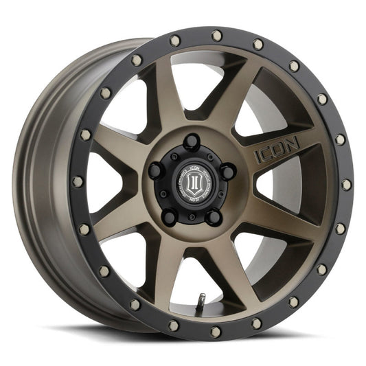 ICON Rebound 17x8.5 5x5.5 0mm Offset 4.75in BS Bronze Wheel-LTW Motorsports