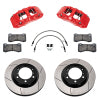 Wilwood 24-25 Toyota Tacoma Front Aero6-DM Big Brake Kit 13.38 In Rotor/w Lines - Red