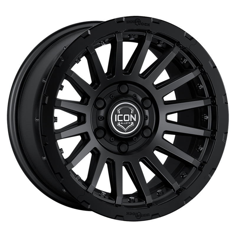 ICON Alloys Recon Pro Satin Black - 18x9 / 6x5.5 / 0mm / 5in BS