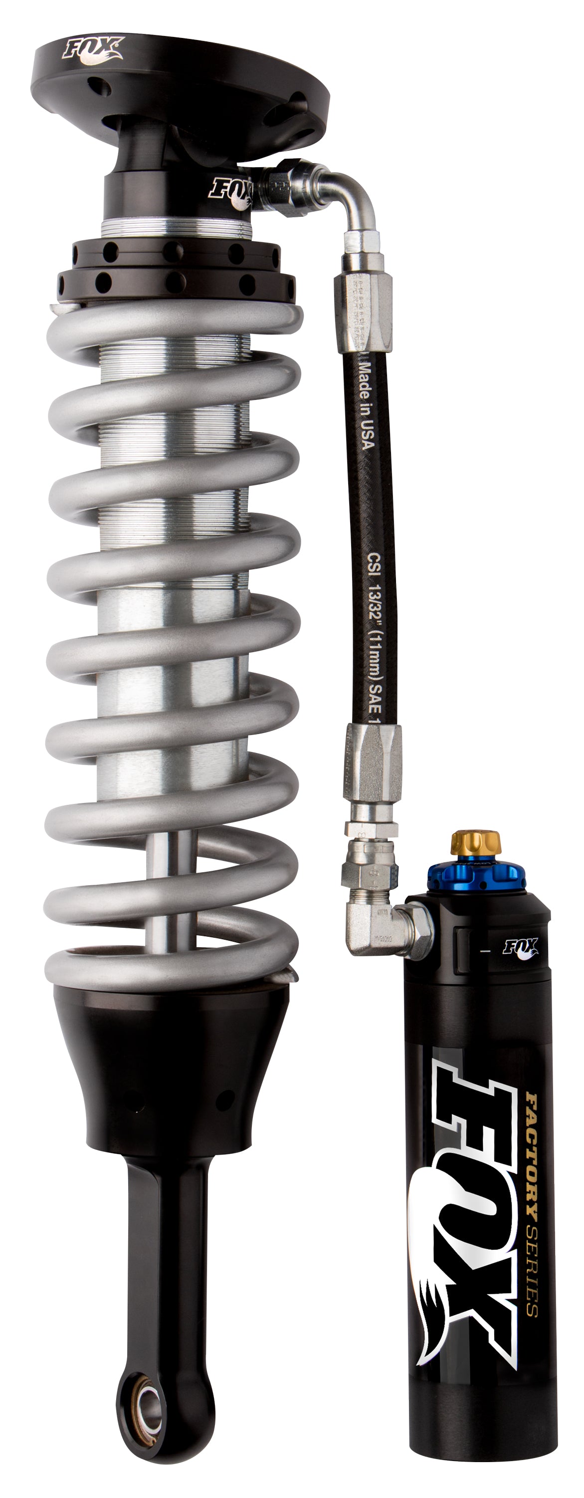 Shock Absorber 14-On Dodge 1500 Diesel 4WD Front Coilover 2.5 Series Remote Reservoir 5.7 Inch 0-2 Inch Lift Dual Speed Compression Kit FOX