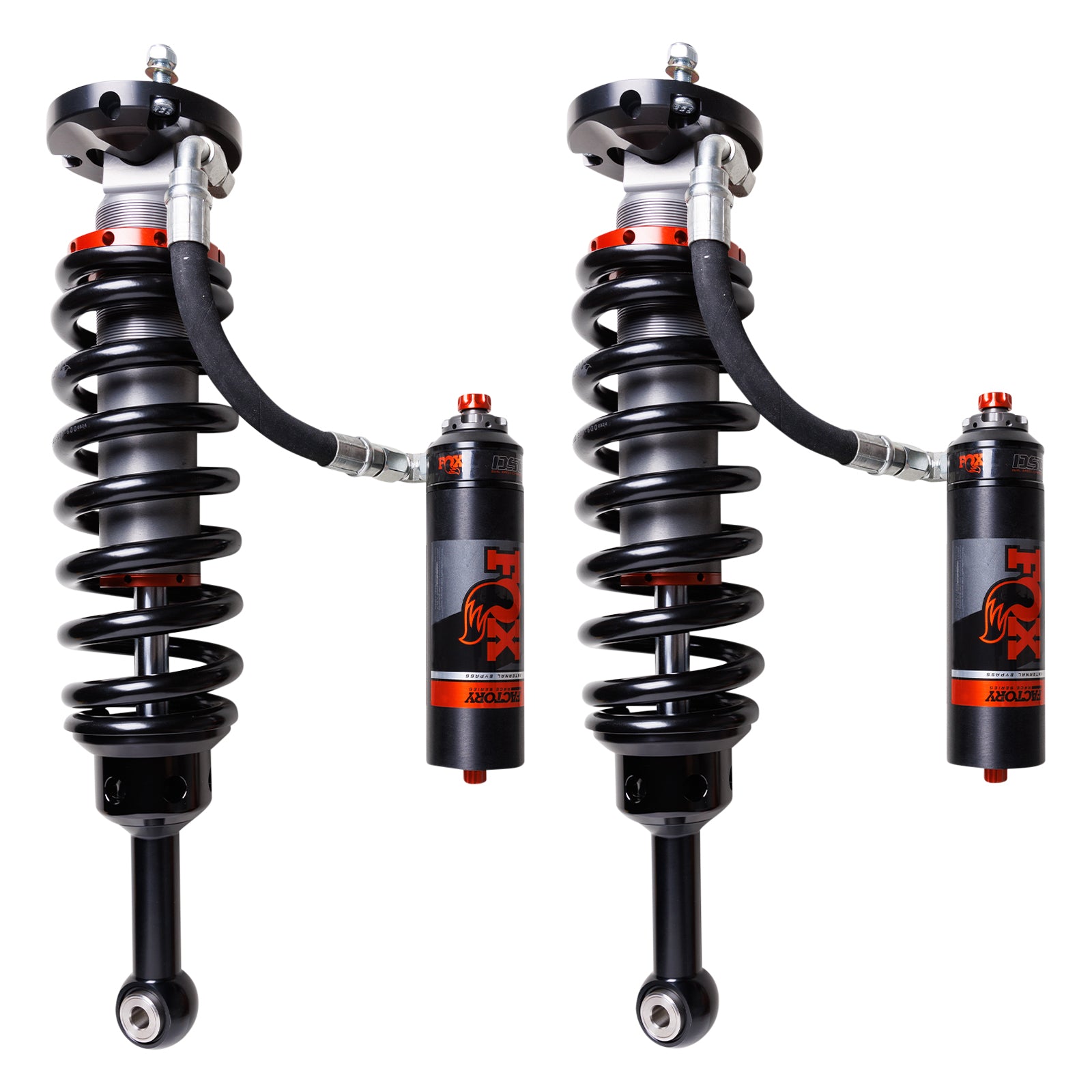05-23 Toyota Tacoma Front 2.5 Truck Factory Race Series Internal Bypass Remote Reservoir 2-3 Inch Lift Dual Speed Compression Kit Fox Shocks