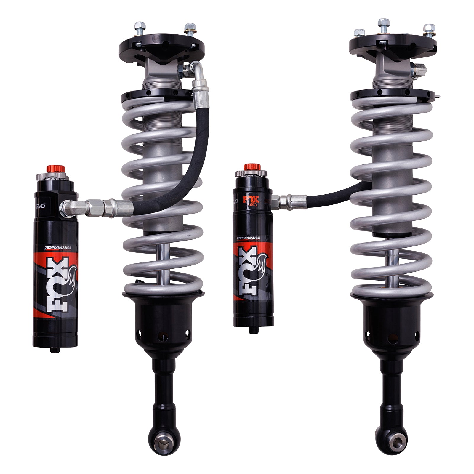 Shock Absorber 24-On Toyota Tacoma Front Coilover 2.5 Truck Performance Elite Series Remote Reservoir Dual Speed Compression Evo 1-3 Inch Lift Kit FOX